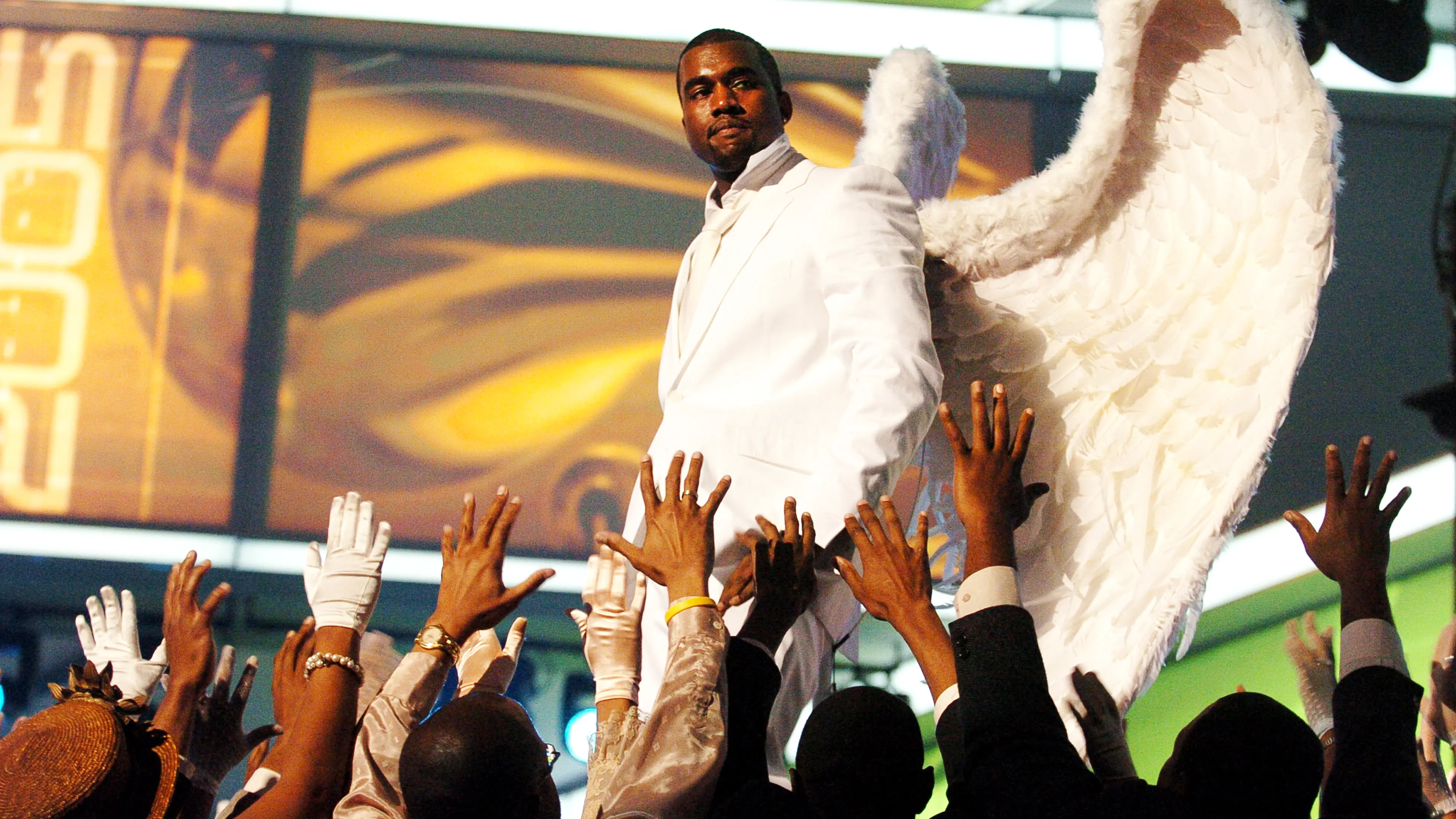 Kanye West as an angel